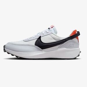 NIKE Waffle debut sneaker gray and orange